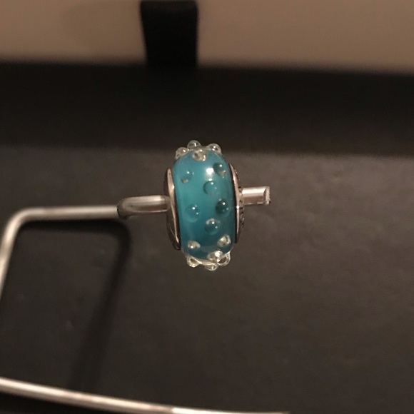 Blue murano charm - Picture 2 of 12